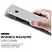 Custodia Compatibile Con Nokia Lumia 640 In Classy Argento - Coperchio Protettiva Con Chiusura Magnetica, Funzione Stand E Tasca Per Le Carte - Foto miniatura 9