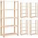 Scaffali A 5 Livelli 5 Pz 80x38x170 Cm Massello Pino Fsc 250 Kg - Foto miniatura 1