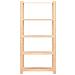 Scaffali A 5 Livelli 5 Pz 80x38x170 Cm Massello Pino Fsc 250 Kg - Foto miniatura 4