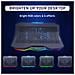 Rainbow Base Di Raffreddamento Rgb Per Pc Portatili Da 11"" A 17 "" + Alimentata Usb + Supporto Di Raffreddamento Per Laptop Da Gaming + Stabile E Robusto + Ampia Compatibilità - Foto miniatura 2