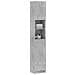 Mobile da Bagno Grigio Cemento 32x25,5x190 cm Legno Multistrato - Foto miniatura 3