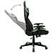 Sedia da Gaming Nera e Verde in Similpelle - Foto miniatura 2