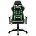 Sedia da Gaming Nera e Verde in Similpelle - Foto miniatura 5