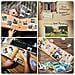La Nostra Avventura Libri Foto Album Fai Da Te Anniversario Scrapbook Album Pixar Up Famiglia A Mano Rottami Libro Retro Photo Album Scrapbook 40 Fogli 80 Pagine Con Photo Album Storage Box Fai Da Te Kit Di Accessori - Foto miniatura 4