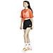 Shorts Da Donna Essential French Terry Nero Taglia Xs Codice Cj2158-010 - Foto miniatura 6