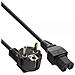 Cavo di Alimentazione Elettrica Da Connettore Nero M / F 3 m 16810E - Foto miniatura 1