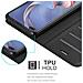 Custodia Compatibile Con Oppo A92s In Nero Carbone - Coperchio Protettiva Con Chiusura Magnetica, Funzione Stand E Tasca Per Le Carte - Foto miniatura 4