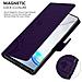 Cadorabo Custodia Compatibile Con Samsung Galaxy Note 10 In Lilla Scuro Fiore - Coperchio Protettivo In Design Floreale Con Chiusura Magnetica, Funzione Stand E Slot Per Carte - Foto miniatura 5