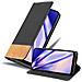 Custodia Compatibile Con Samsung Galaxy A20s In Nero Marrone - Coperchio Protettiva Con Chiusura Magnetica, Funzione Stand E Tasca Per Le Carte - Foto miniatura 1