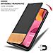 Custodia Compatibile Con Samsung Galaxy A20s In Nero Marrone - Coperchio Protettiva Con Chiusura Magnetica, Funzione Stand E Tasca Per Le Carte - Foto miniatura 7