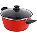 Grana Set Di Pentole Per Induzione Da 5 Pezzi, Antiaderenti Senza Pfoa, Rosso Rosso - Foto miniatura 6