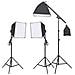 Kit Di Illuminazione Da Studio Con Treppiedi E Softbox - Foto miniatura 1