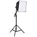 Kit Di Illuminazione Da Studio Con Treppiedi E Softbox - Foto miniatura 3