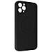 Cover Magsafe Iphone 11 Pro Silicone Flessibile Soft-touch Mag Cover Nera - Foto miniatura 4