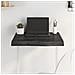 Piano Tavolo Marrone 60x60x (2-6) cm Rovere Massello Trattato - Foto miniatura 1