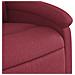 Poltrona Reclinabile In Tessuto Rosso Vino - Foto miniatura 9