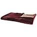 Coperta Tantan 180 X 220 Cm Bordeaux - Foto miniatura 3