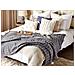 Coperta Yasam Cotone 125 X 150 Cm Beige Sabbia - Foto miniatura 1
