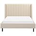 Letto Matrimoniale Bouclé Beige 140 X 200 Cm Villette - Foto miniatura 2