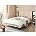 Letto Matrimoniale Bouclé Beige 140 X 200 Cm Villette - Foto miniatura 1