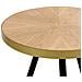 Tavolino Legno Chiaro /oro Ramona - Foto miniatura 5