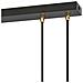 Lampada A Sospensione Glam - Nero - Acciaio Verniciato A Polvere, Vetro - 92x115x15 Cm - Foto miniatura 5