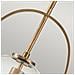 Sospensione Industrial Nordica Somerset Acciaio Ottone Antico Vetro 1 Luce E27 - Foto miniatura 2