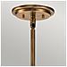 Sospensione Industrial Nordica Somerset Acciaio Ottone Antico Vetro 1 Luce E27 - Foto miniatura 3