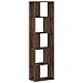 Libreria 5 Ripiani Rovere Marrone 45x23,5x162,5cm Multistrato - Foto miniatura 2