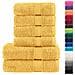 Set ASciugamani SOLUND 8 pz Oro 600 gsm - Foto miniatura 2