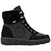 Black Casual Closed Ladies Mid Height Boots Stivaletti Pelle Scamosciata /nabuk Scarpe Donna Nero Eu 39, D1t74-00 - Foto miniatura 3