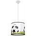 Lampada A Sospensione Football C 30 Sl. 1428 - Moderno Lampade A Sospensione Bianco /nero /verde 82x30x30 Cm - Foto miniatura 1