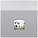 Lampada A Sospensione Football C 30 Sl. 1428 - Moderno Lampade A Sospensione Bianco /nero /verde 82x30x30 Cm - Foto miniatura 7