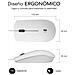 Mouse SUBMO-B2BS002 Ottico 3 Tasti USB 1200 DPI Colore Bianco - Foto miniatura 3