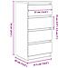 Credenza Rovere Artigianale 37,5x35x76 cm in Legno Multistrato - Foto miniatura 7