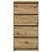 Credenza Rovere Artigianale 37,5x35x76 cm in Legno Multistrato - Foto miniatura 8