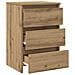 Comodini 2pz Rovere Artigianale 40x35x62,5 cm Legno Multistrato - Foto miniatura 4