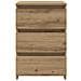 Comodini 2pz Rovere Artigianale 40x35x62,5 cm Legno Multistrato - Foto miniatura 6