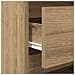 Comodini 2pz Rovere Artigianale 40x35x62,5 cm Legno Multistrato - Foto miniatura 9