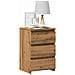Comodini 2pz Rovere Artigianale 40x35x62,5 cm Legno Multistrato - Foto miniatura 10