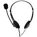 MHS-123 cuffia e auricolare Cablato A Padiglione Musica e Chiamate Nero - Foto miniatura 2