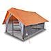 Tenda da Campeggio 5 Persone Grigio e Arancione Impermeabile - Foto miniatura 1