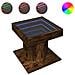 Tavolino Salotto con LED Rovere Fumo 50x50x45 cm Multistrato - Foto miniatura 1