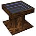 Tavolino Salotto con LED Rovere Fumo 50x50x45 cm Multistrato - Foto miniatura 3