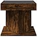 Tavolino Salotto con LED Rovere Fumo 50x50x45 cm Multistrato - Foto miniatura 6