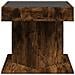 Tavolino Salotto con LED Rovere Fumo 50x50x45 cm Multistrato - Foto miniatura 7