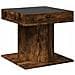 Tavolino Salotto con LED Rovere Fumo 50x50x45 cm Multistrato - Foto miniatura 8