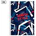 Pack 6 Unita' Quaderno Ad Anelli Fº 80 Fogli 90 G/m² Design Urban Style - Foto miniatura 1