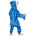 Pigiama Per Bambini Kigurumi Onesie Costume Squalo Blu 125-135 - Foto miniatura 5