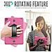 Custodia Per Ipad 10.2"" (19/20/21) Con Supporto E Tracolla Rosa - Foto miniatura 3